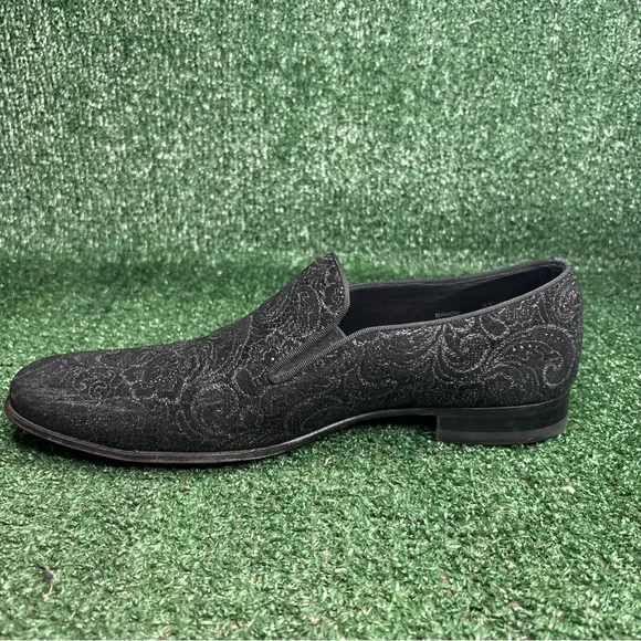 Mezlan Damon Floral Loafers Men's Size 9.5 Slip On Made In Spain